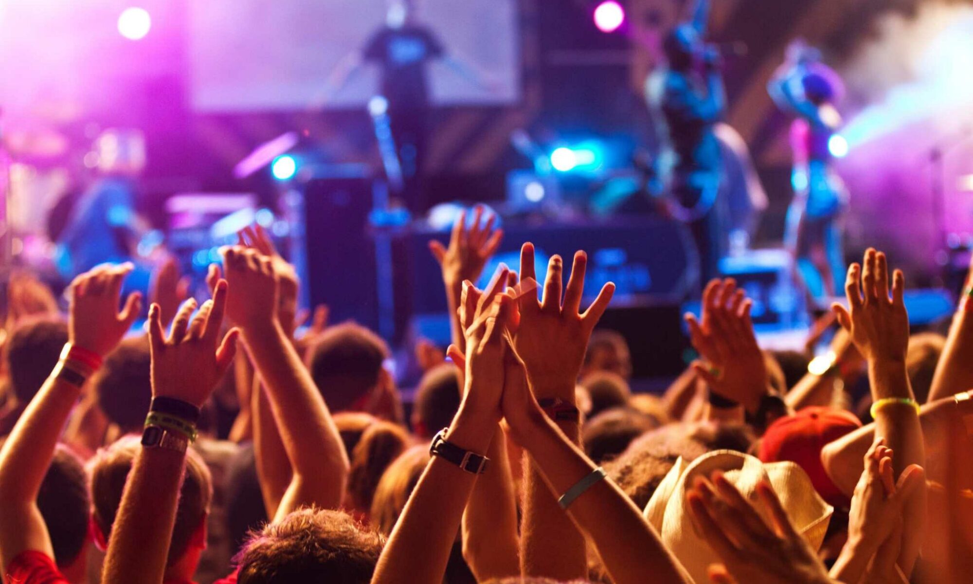 Imagem genérica de plateia sdurante show